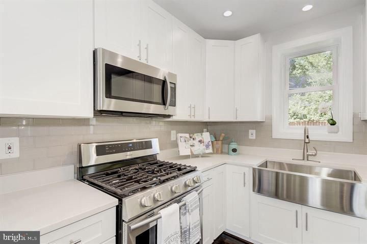 Interior, Kitchen, Recessed Lighting, Stainless Steel Appliances