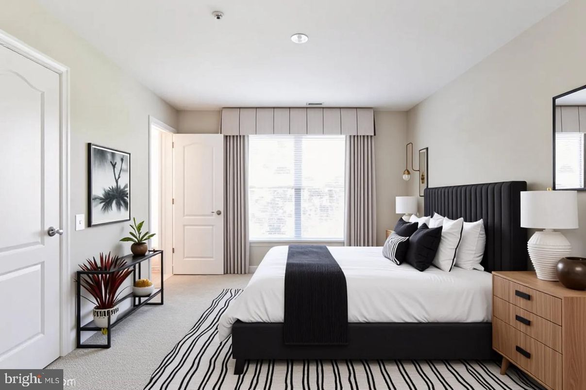 Bedroom, Interior, Recessed Lighting