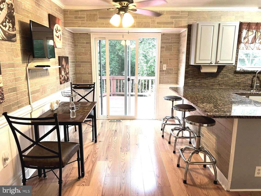 Interior, Stone Walls, Wood Texture Flooring