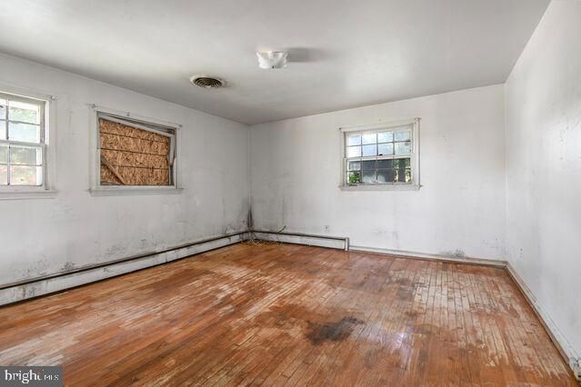 Empty room, Interior, Wood Texture Flooring
