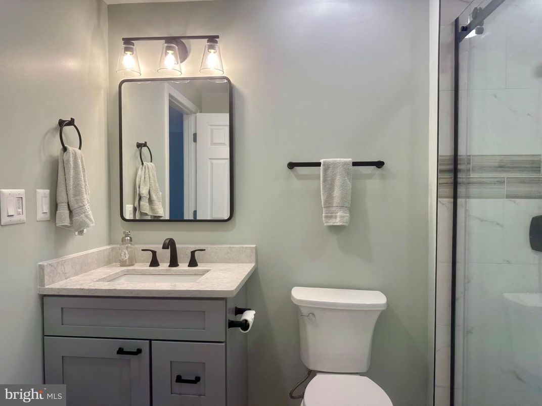 Bathroom, Glass Shower, Interior, Marble Walls