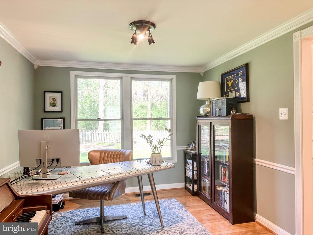 Home Office, Interior, Wood Texture Flooring