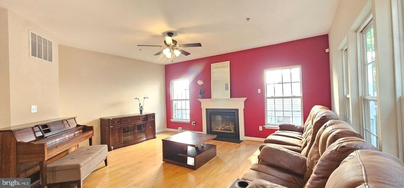 Fireplace, Interior, Living room, Piano, Wood Texture Flooring