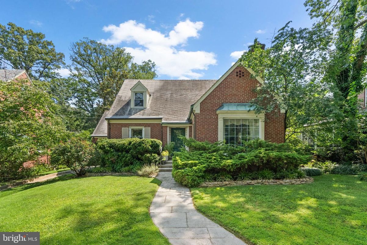 Exterior, Facade, Brick Facade, Tudor Revival