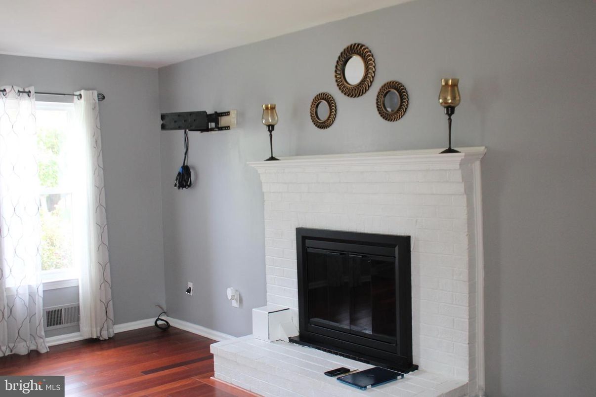 Fireplace, Interior, Wood Texture Flooring