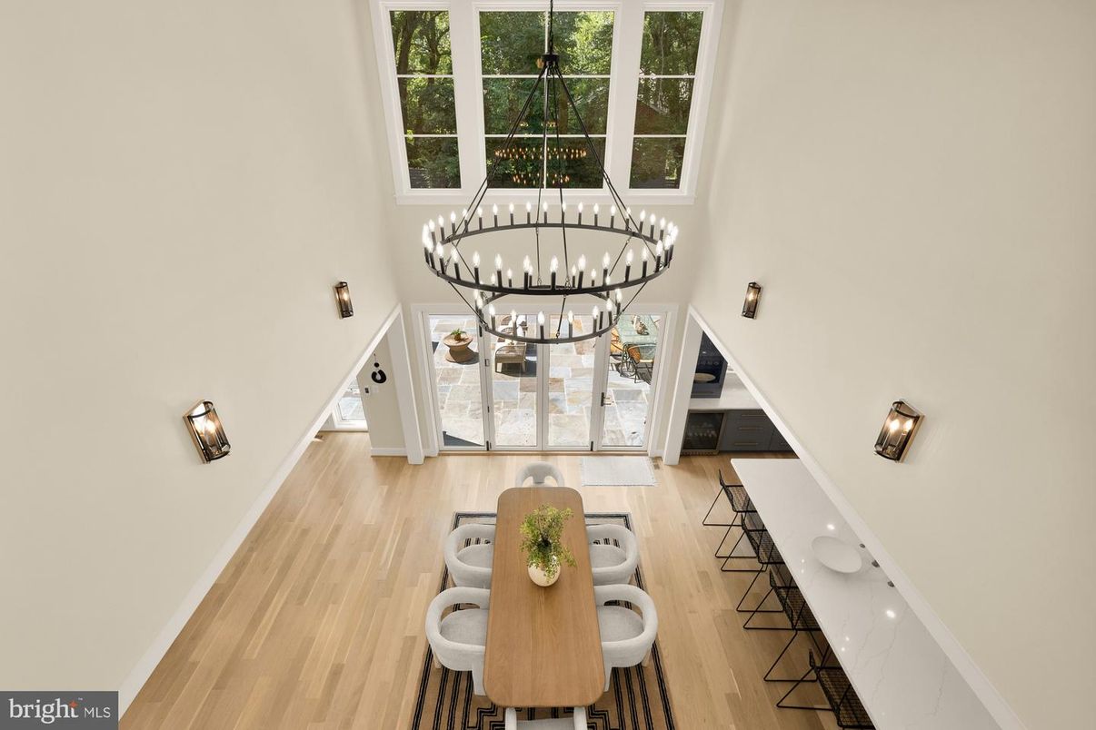 Dining room, Interior, Wood Texture Flooring
