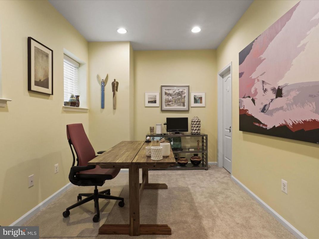 Home Office, Interior, Recessed Lighting