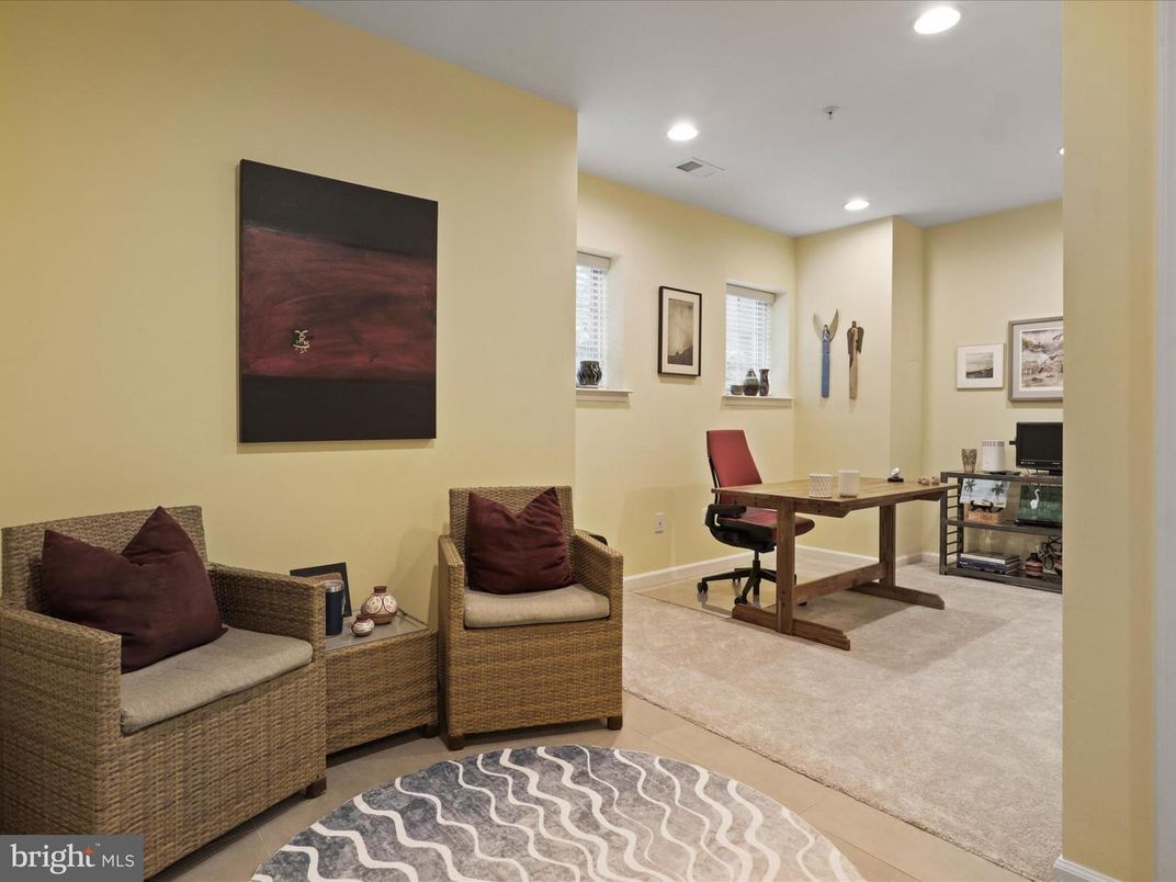 Home Office, Interior, Recessed Lighting