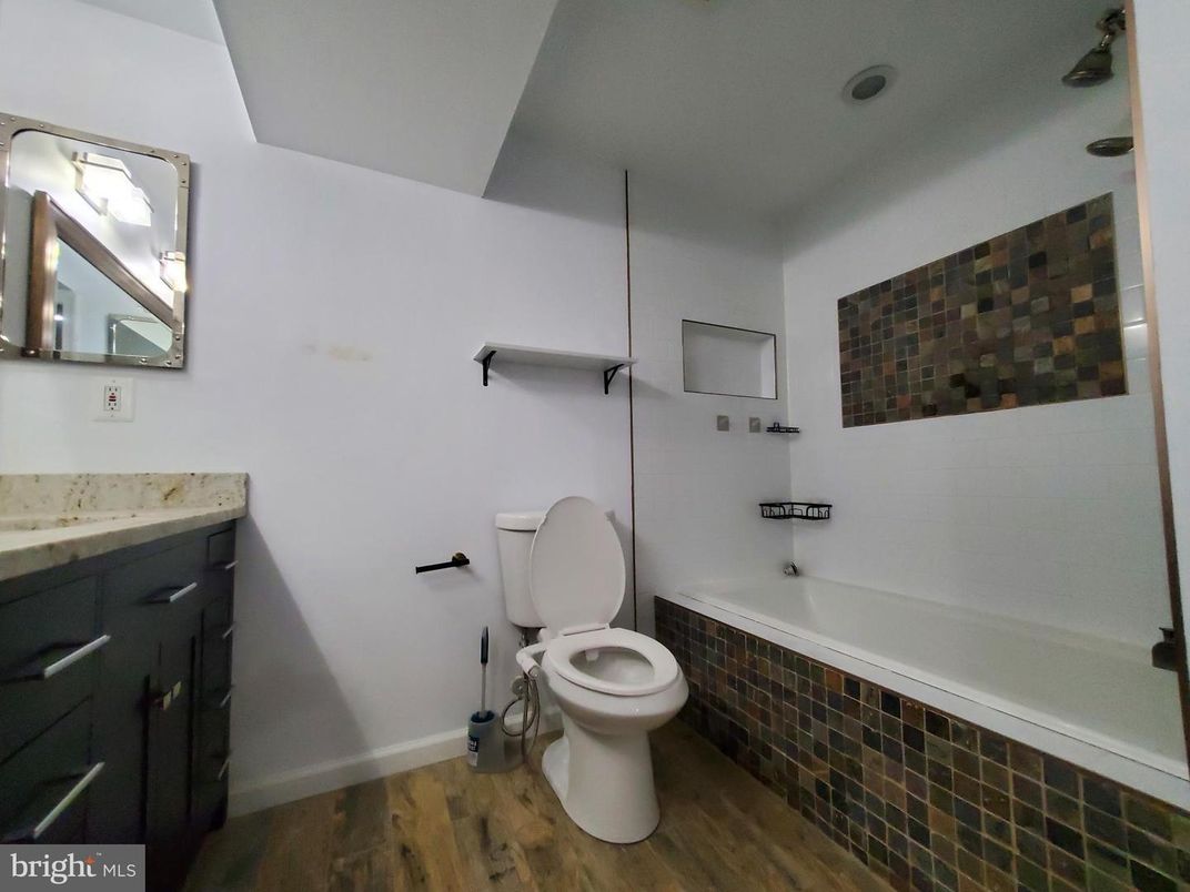 Bathroom, Interior, Wood Texture Flooring