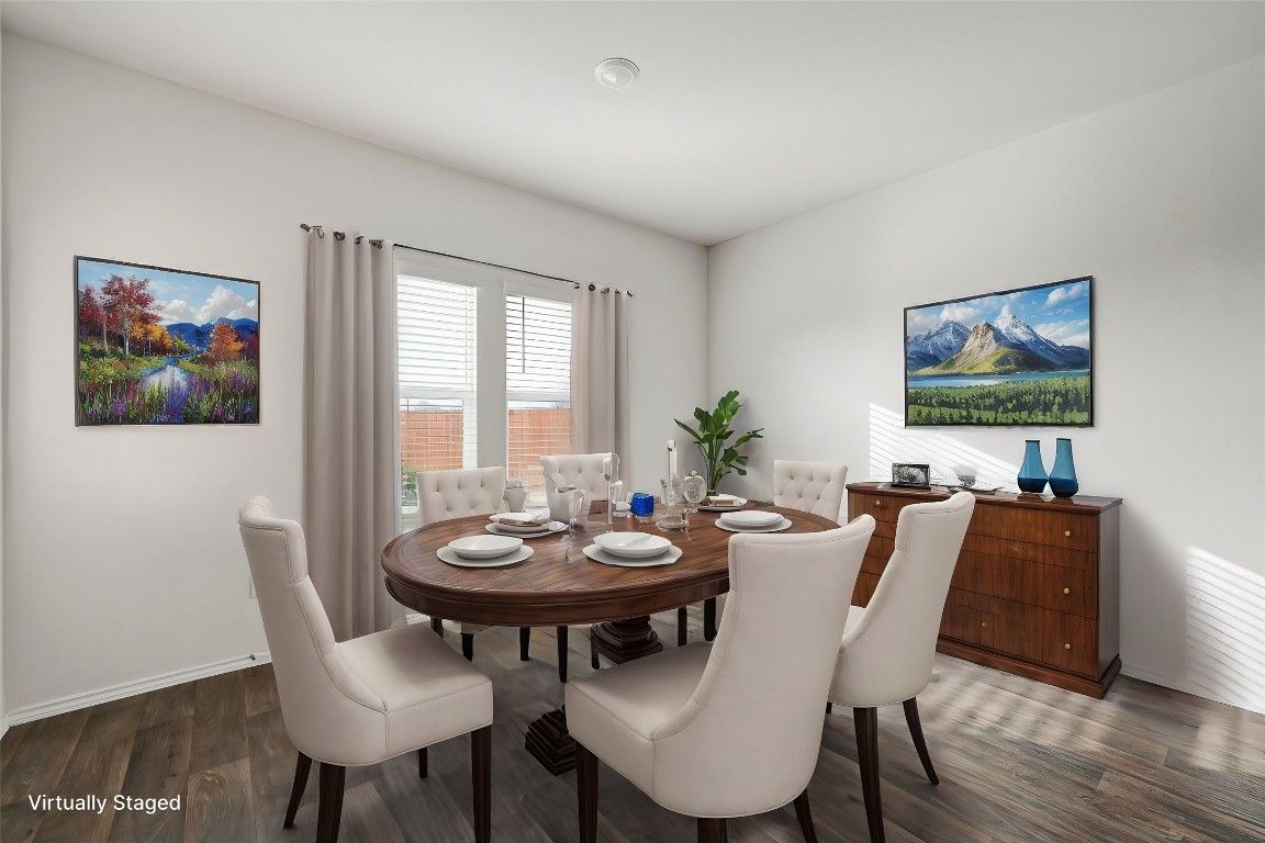 Dining room, Interior, Wood Texture Flooring