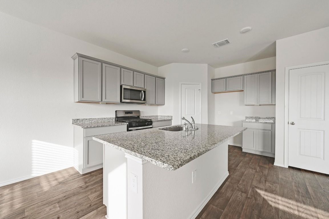 Interior, Kitchen, Wood Texture Flooring
