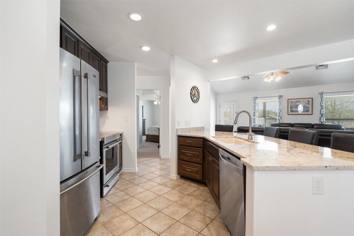 Interior, Kitchen, Recessed Lighting, Stainless Steel Appliances
