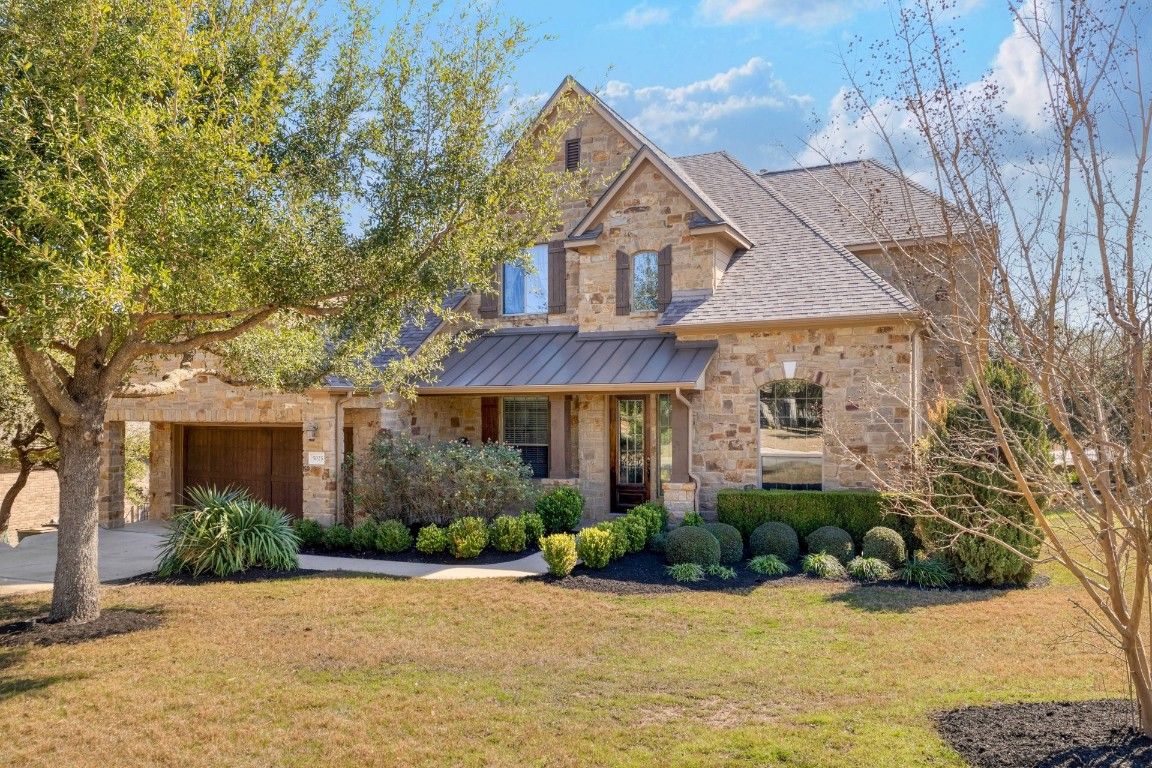 Attached, Backyard, Exterior, Facade, Brick Traditional
