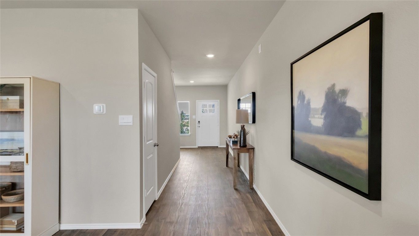 Interior, Recessed Lighting, Wood Texture Flooring