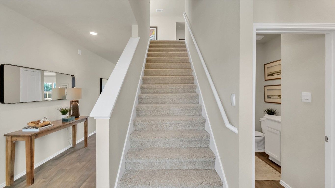 Interior, Recessed Lighting, Wood Texture Flooring