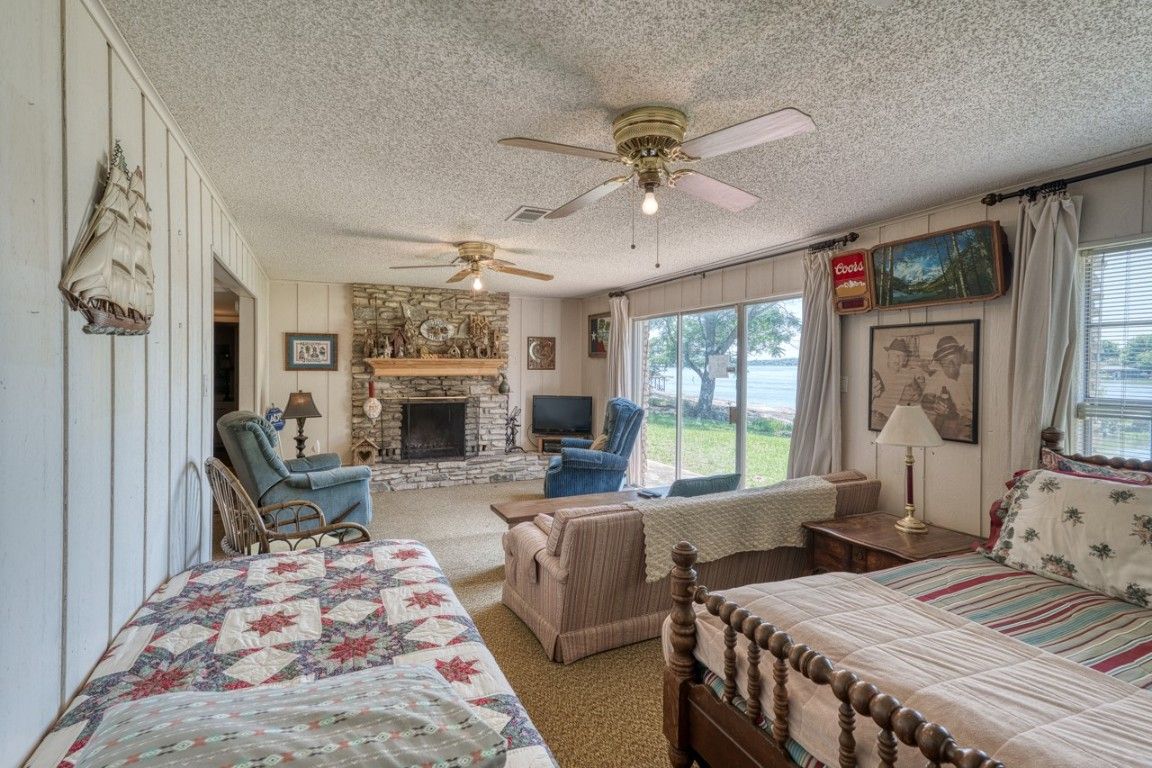 Bedroom, Fireplace, Interior, Living room