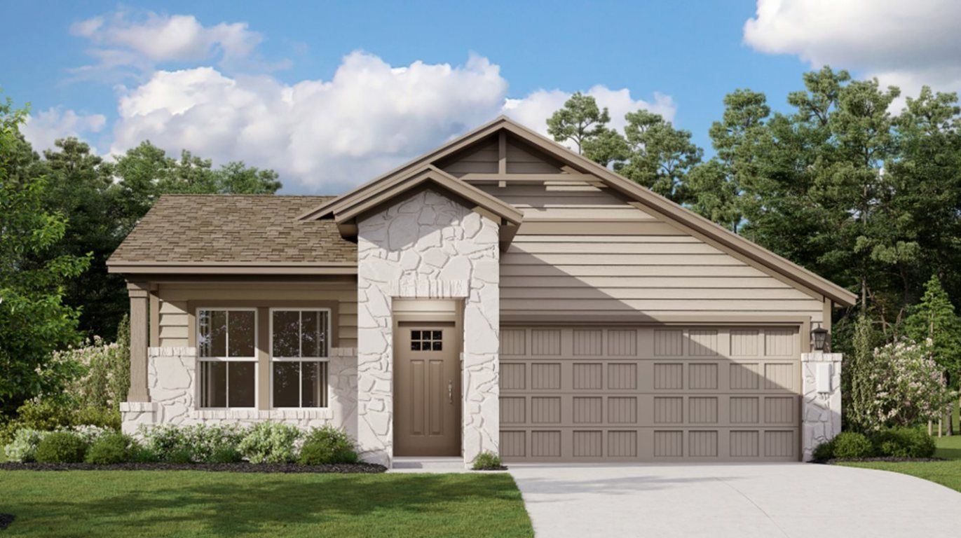 Attached, Exterior, Facade, Brick Traditional