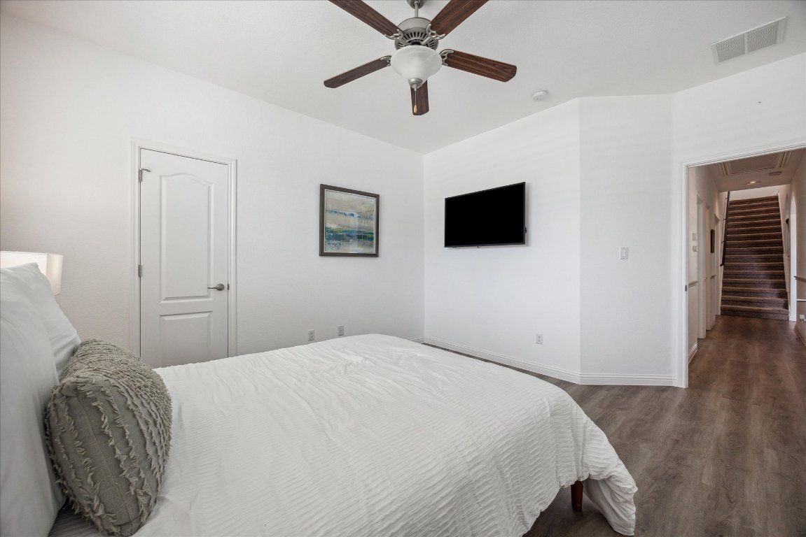 Bedroom, Interior, Wood Texture Flooring
