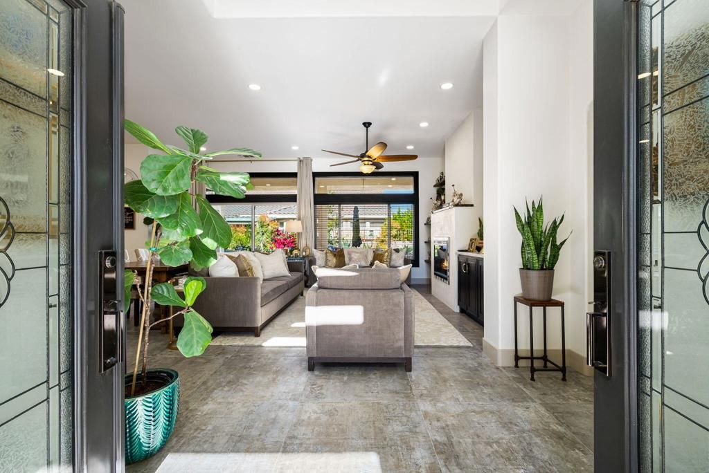 Interior, Living room, Recessed Lighting