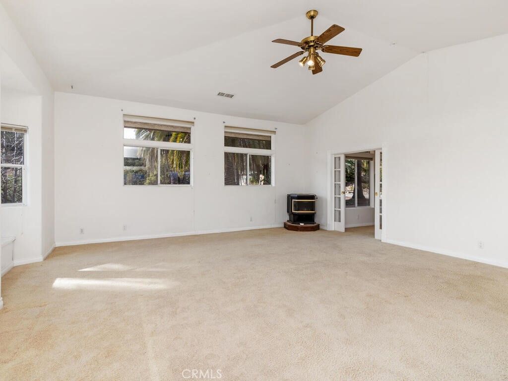 Empty room, Fireplace, Interior