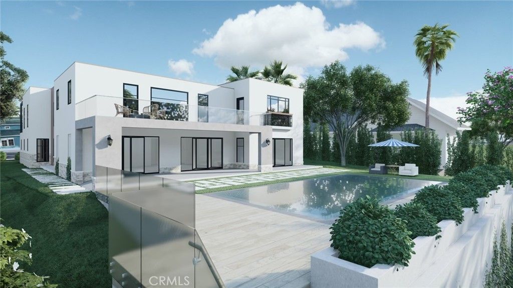 Exterior, Facade, Pool, Modern