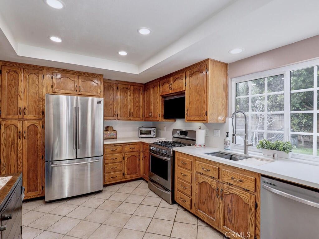 Interior, Kitchen, Recessed Lighting, Stainless Steel Appliances