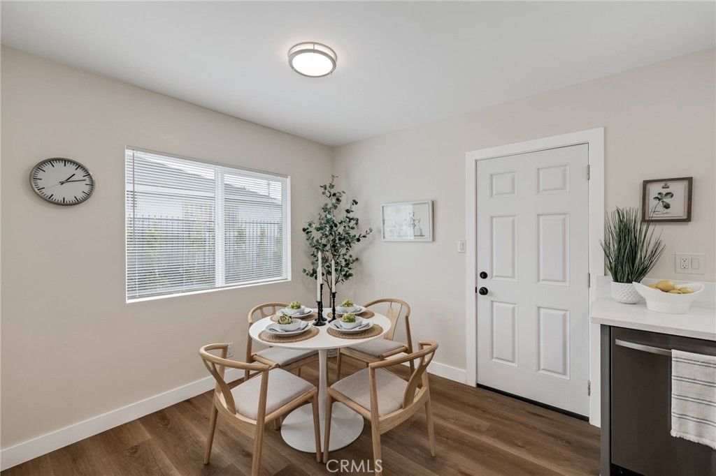 Dining room, Interior, Wood Texture Flooring