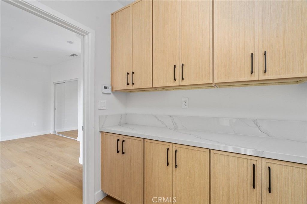 Interior, Marble Walls, Wood Texture Flooring