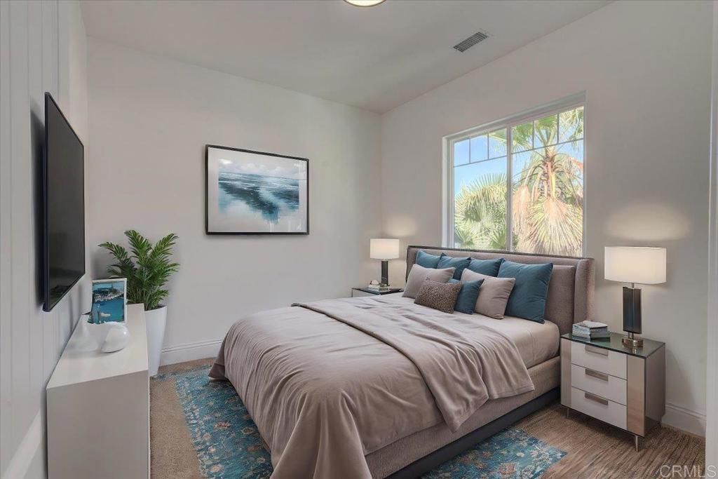 Bedroom, Interior, Recessed Lighting