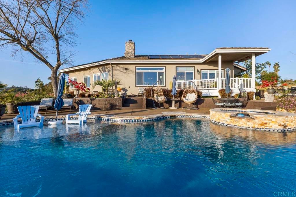 Exterior, Pool, Solar Panels