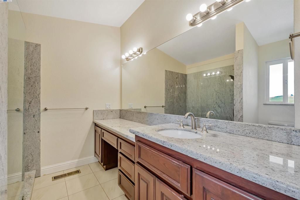 Bathroom, Dual Sink Vanities, Glass Shower, Interior