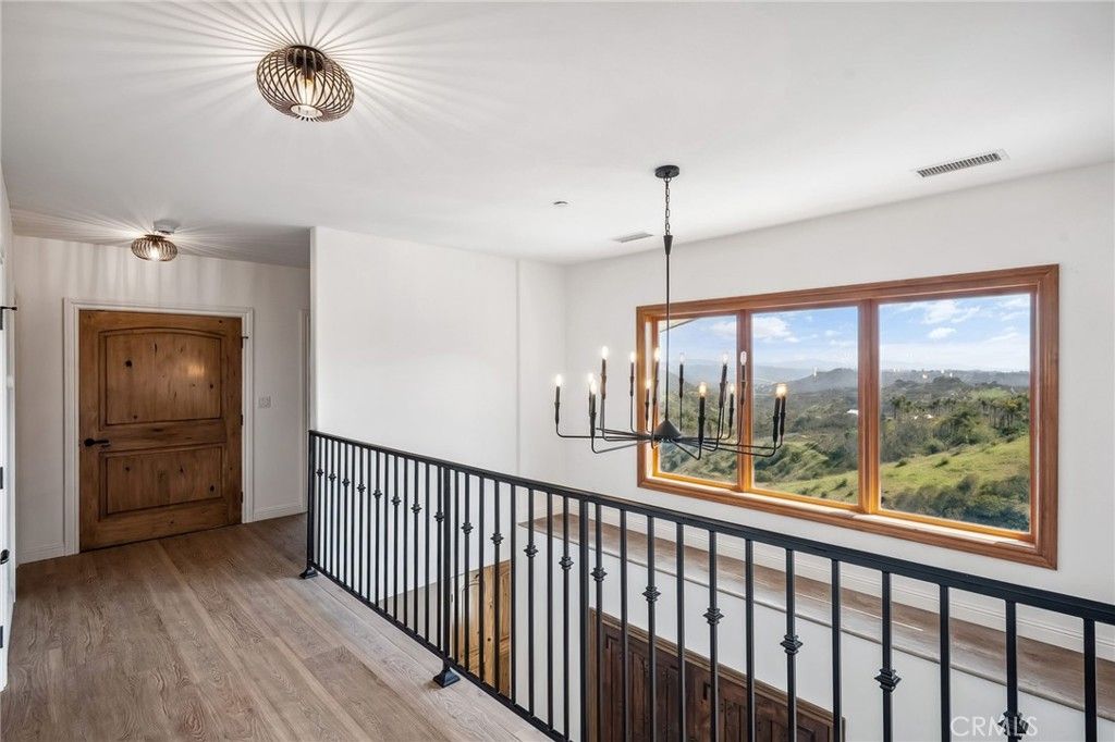 Chandelier, Interior, Wood Texture Flooring