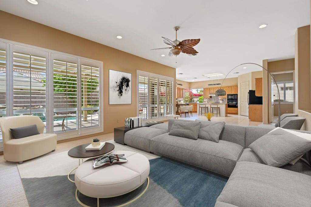 Dining room, Interior, Kitchen, Living room, Recessed Lighting