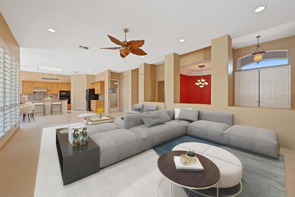 Dining room, Interior, Kitchen, Living room, Pendant Lights, Recessed Lighting