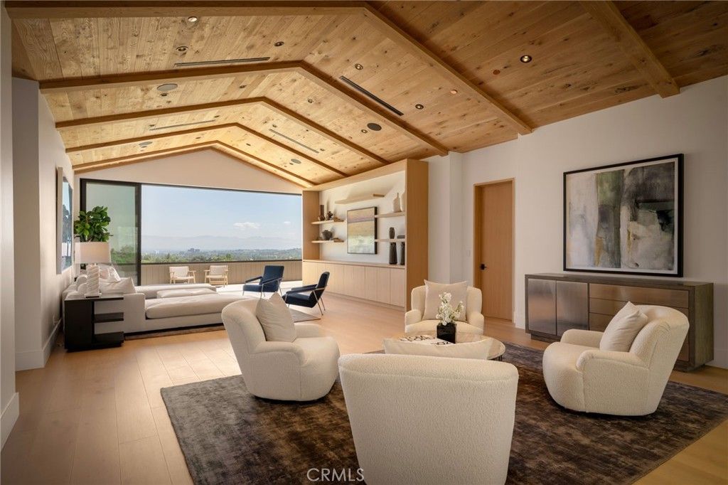 Interior, Living room, Recessed Lighting, Wooden Beams, Wooden Ceilings, Wood Texture Flooring
