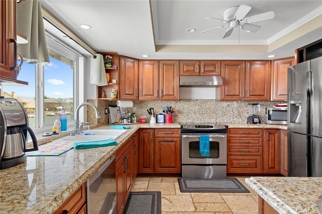 Interior, Kitchen, Recessed Lighting, Stainless Steel Appliances
