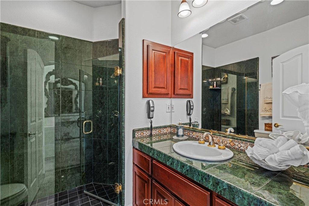 Bathroom, Glass Shower, Interior, Tile Countertops