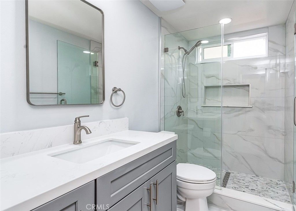 Bathroom, Glass Shower, Interior, Marble Walls