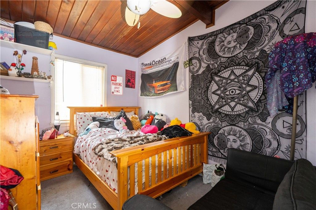 Bedroom, Interior, Wooden Beams, Wooden Ceilings