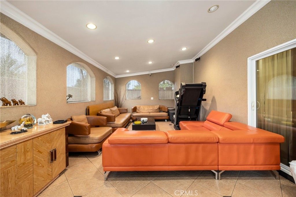 Interior, Living room, Recessed Lighting
