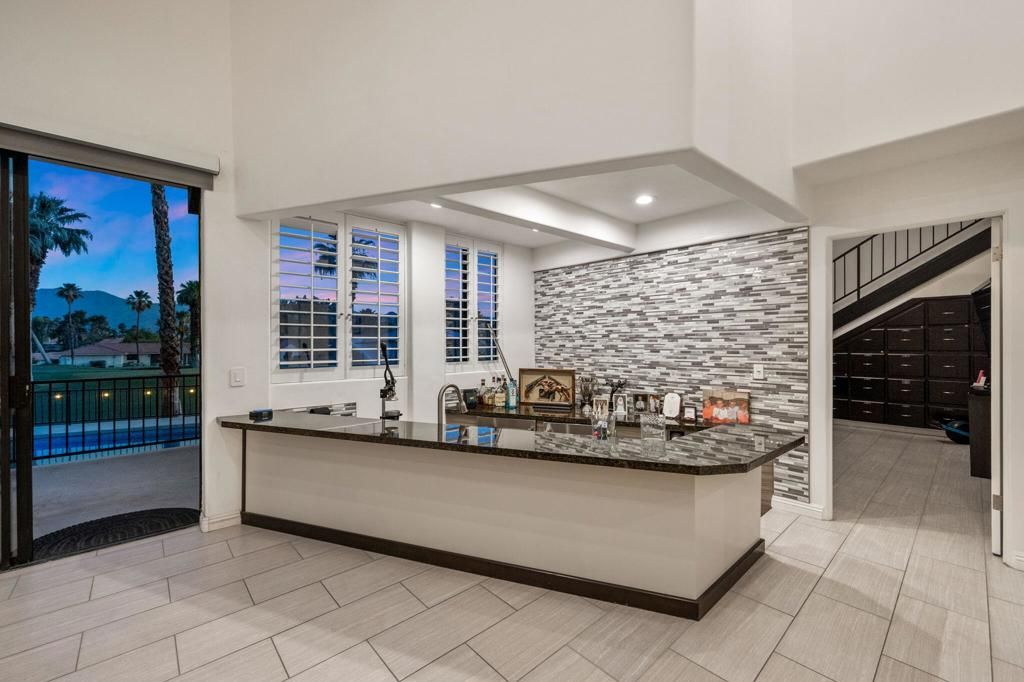 Interior, Recessed Lighting, Stone Walls