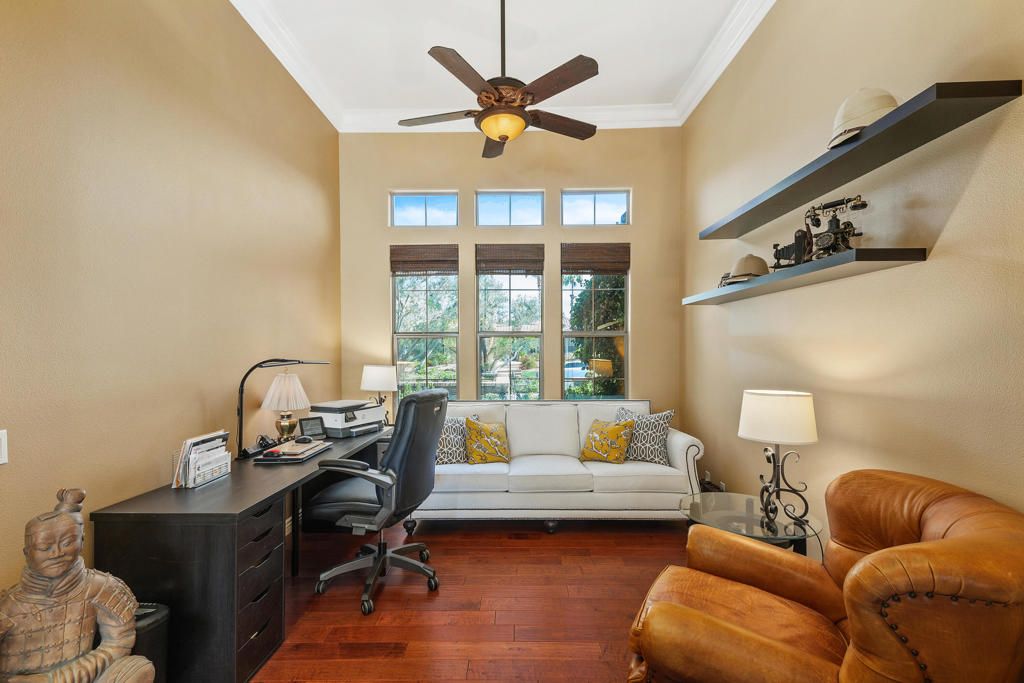 Home Office, Interior, Wood Texture Flooring