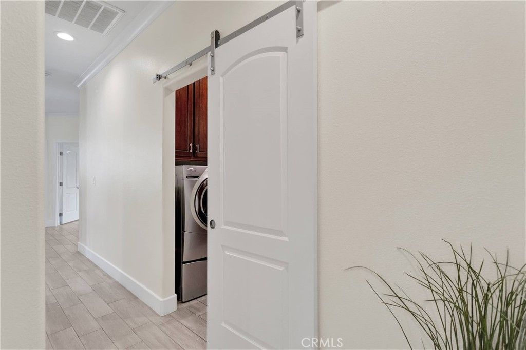 Interior, Recessed Lighting, Utility Closets, Washer, Wood Texture Flooring