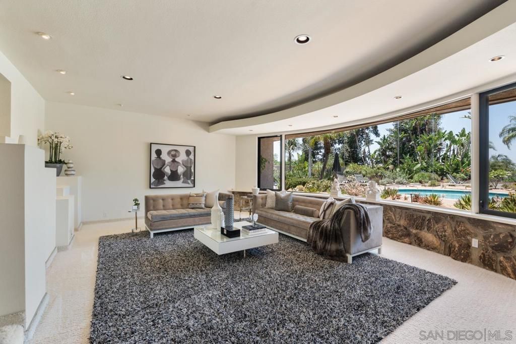 Interior, Living room, Recessed Lighting