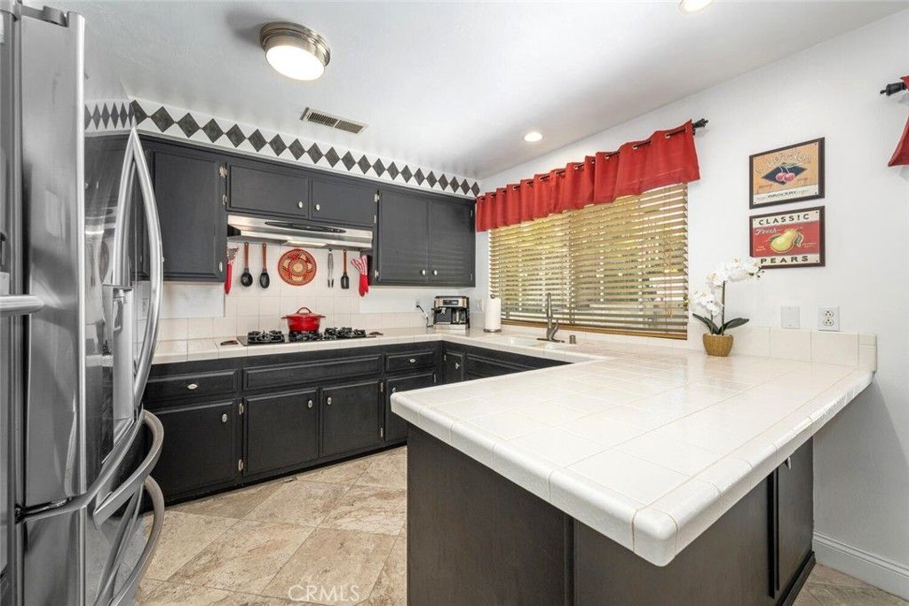 Interior, Kitchen, Recessed Lighting, Tile Countertops