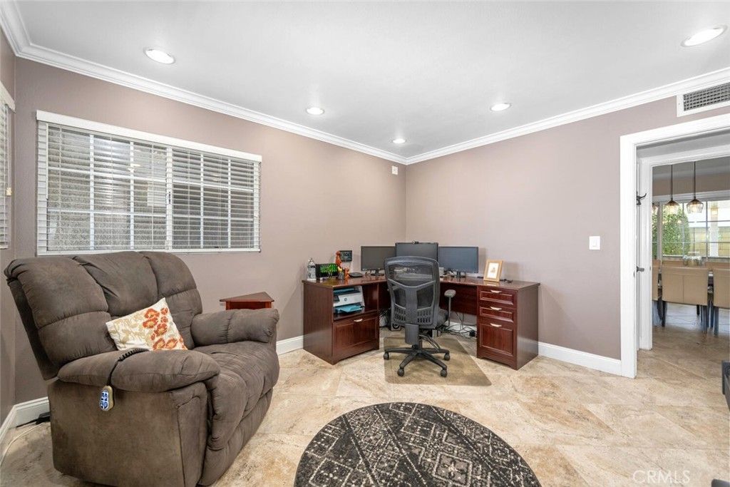 Home Office, Interior, Recessed Lighting
