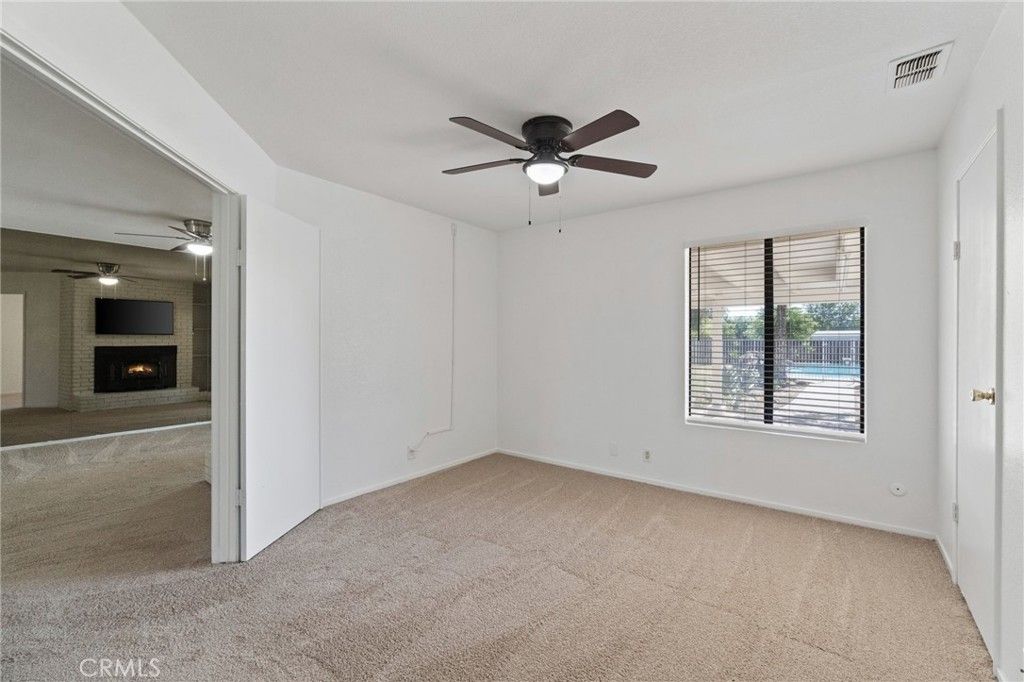 Empty room, Fireplace, Interior
