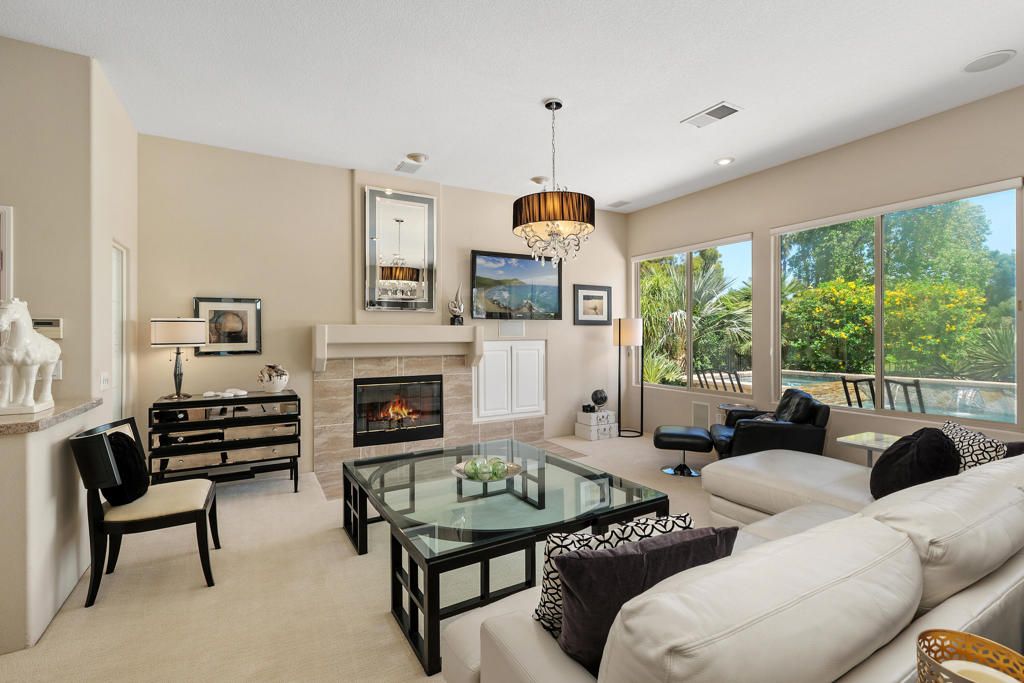 Chandelier, Fireplace, Interior, Living room, Recessed Lighting