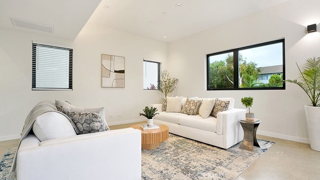 Interior, Living room, Recessed Lighting