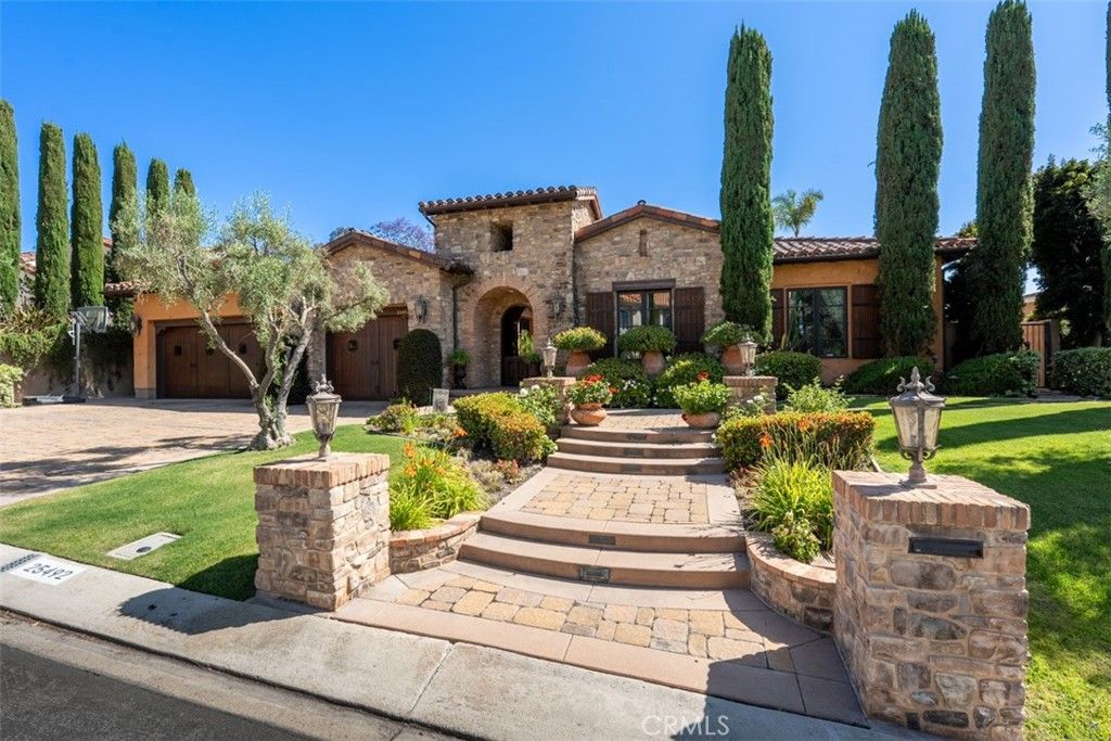 Backyard, Exterior, Facade, Mediterranean